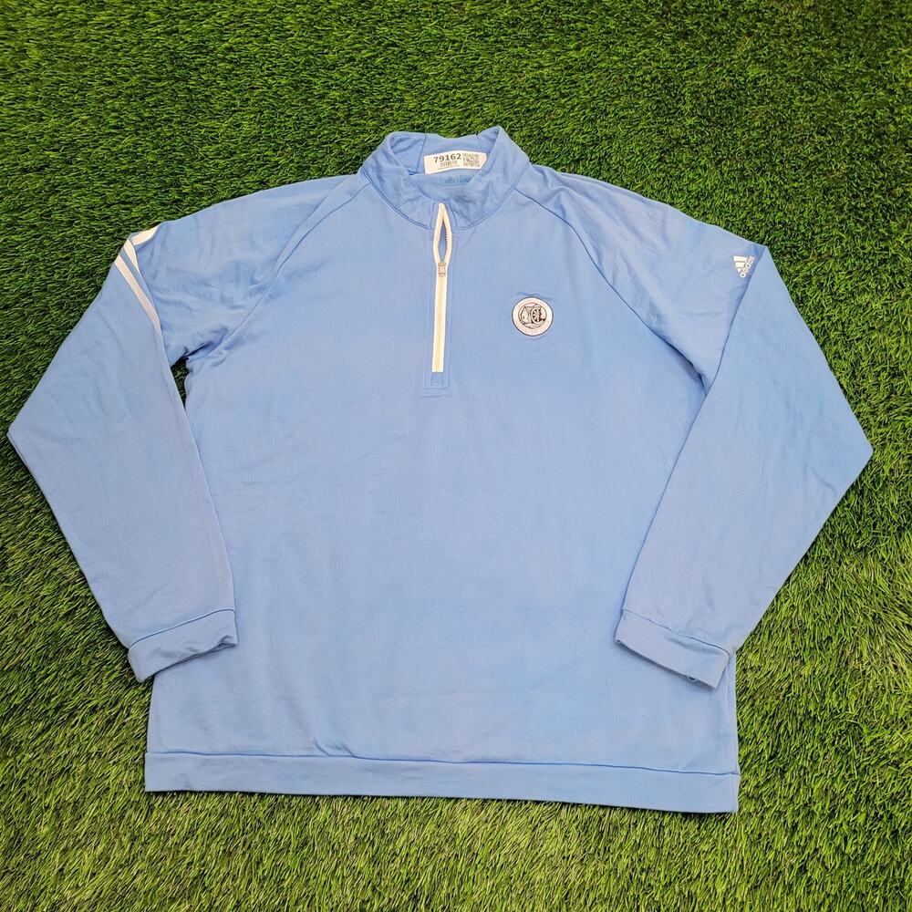 ADIDAS Track Jacket Large 23x27 Jennings-Mill Country-Club
